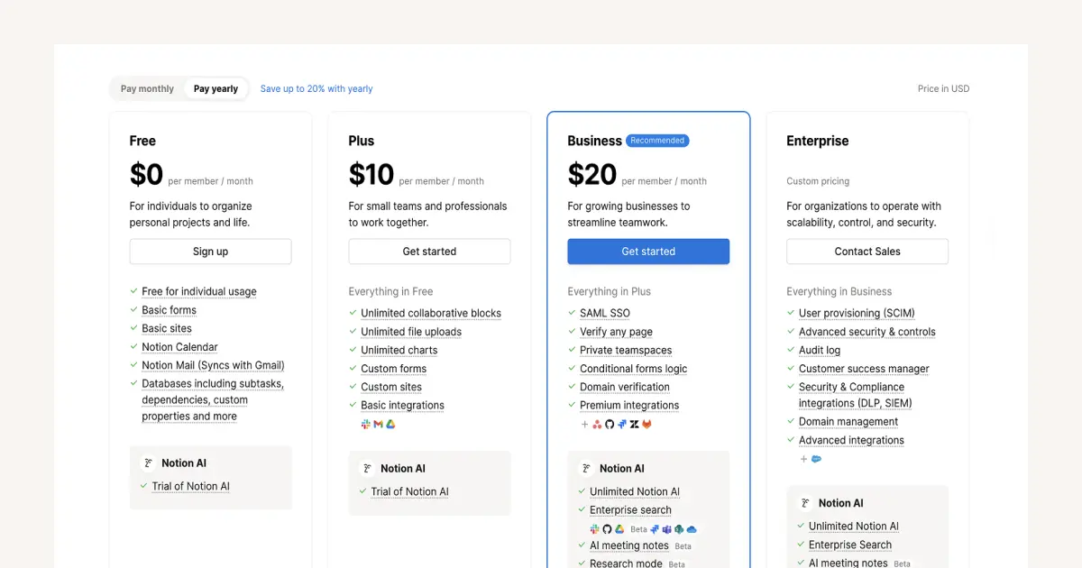 Qual plano é melhor para você: Business ou Enterprise?