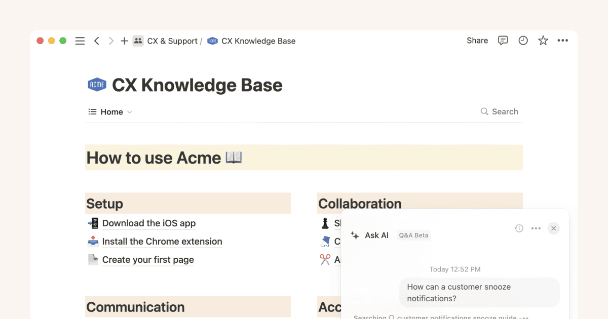 Use a IA do Notion para garantir às equipes uma memória perfeita e ainda economizar tempo