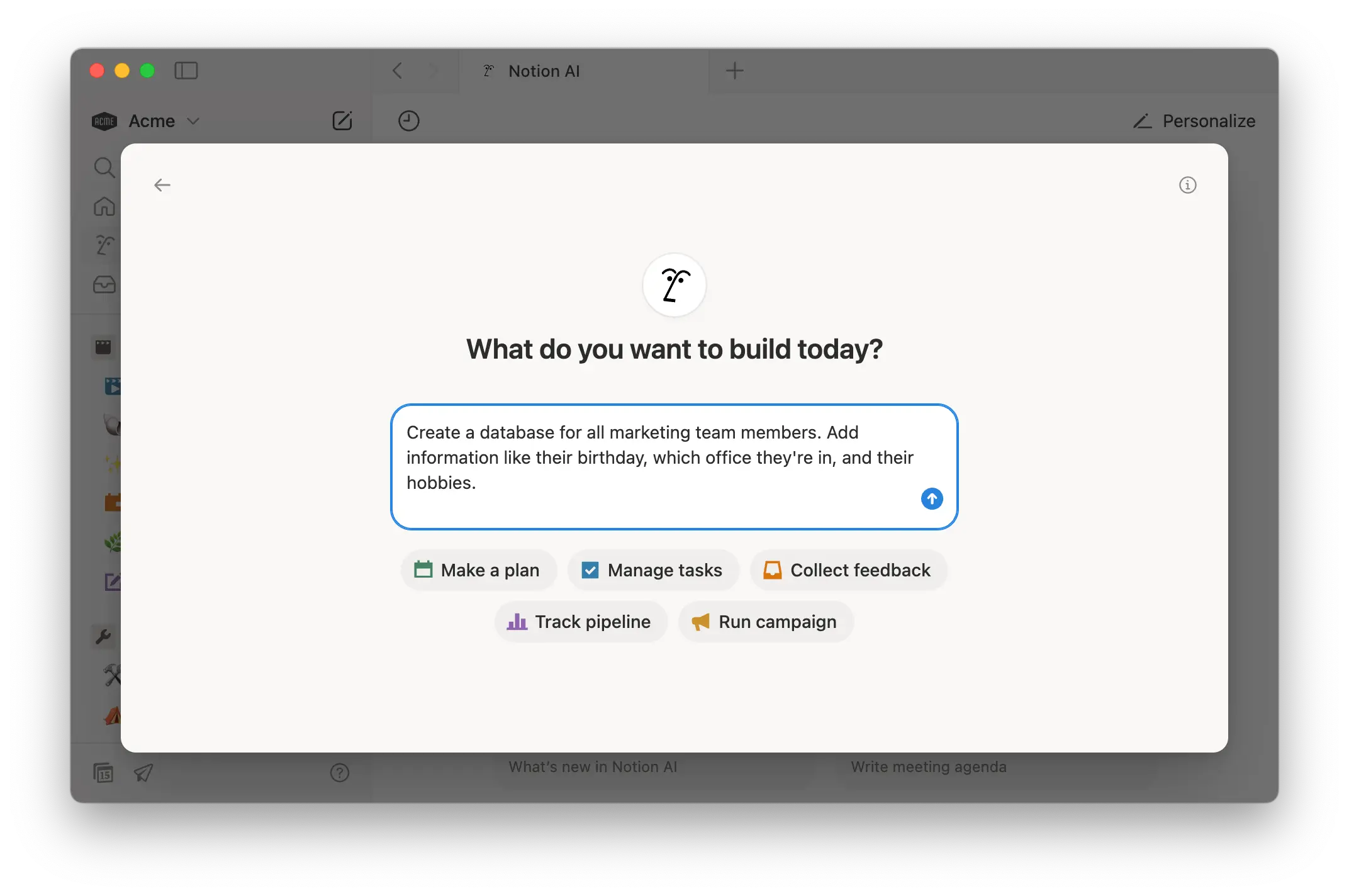 ca: IA do Notion para bases de dados