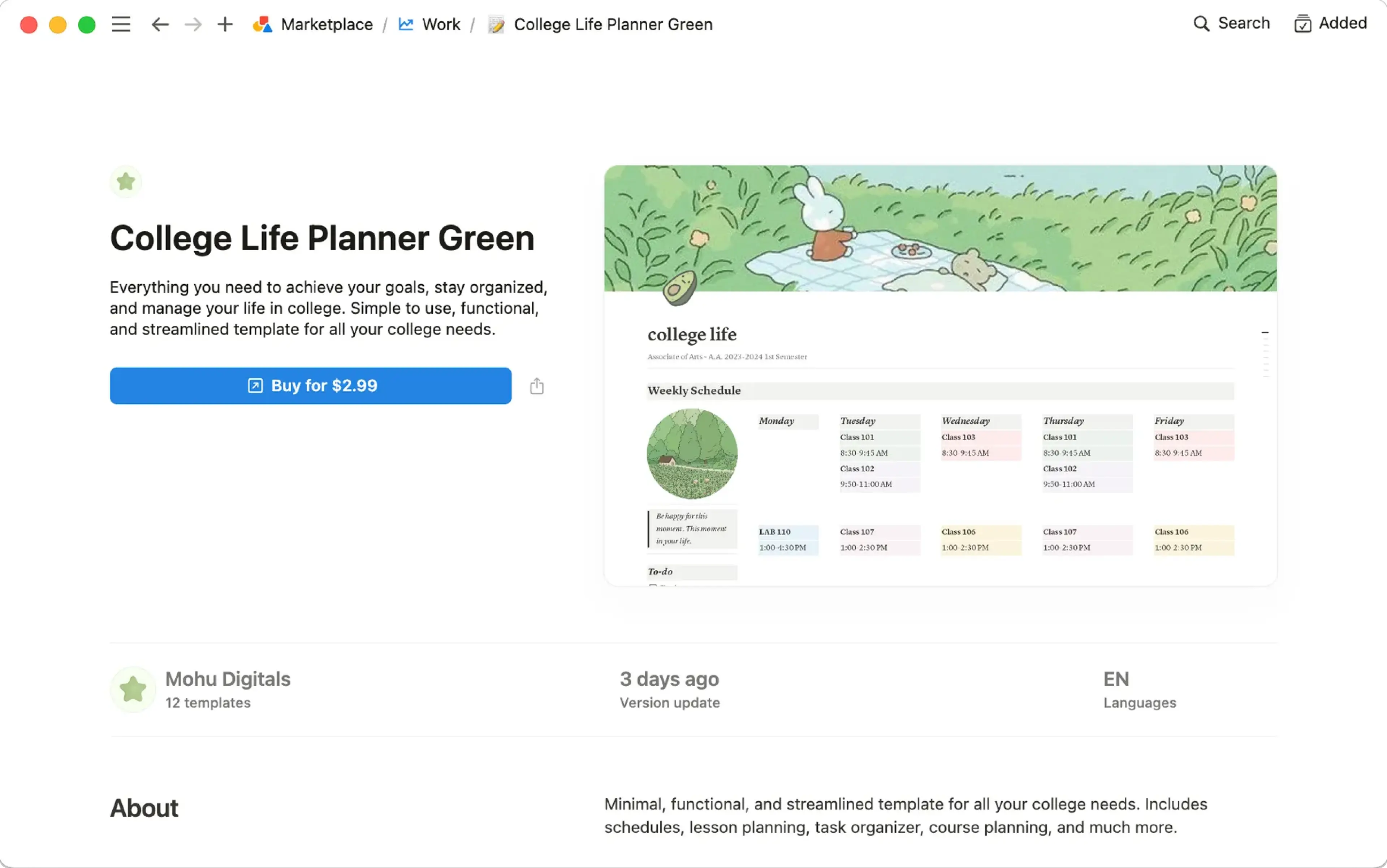 hc: adicionar um modelo