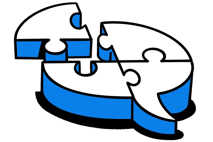 Ilustração de colaboração