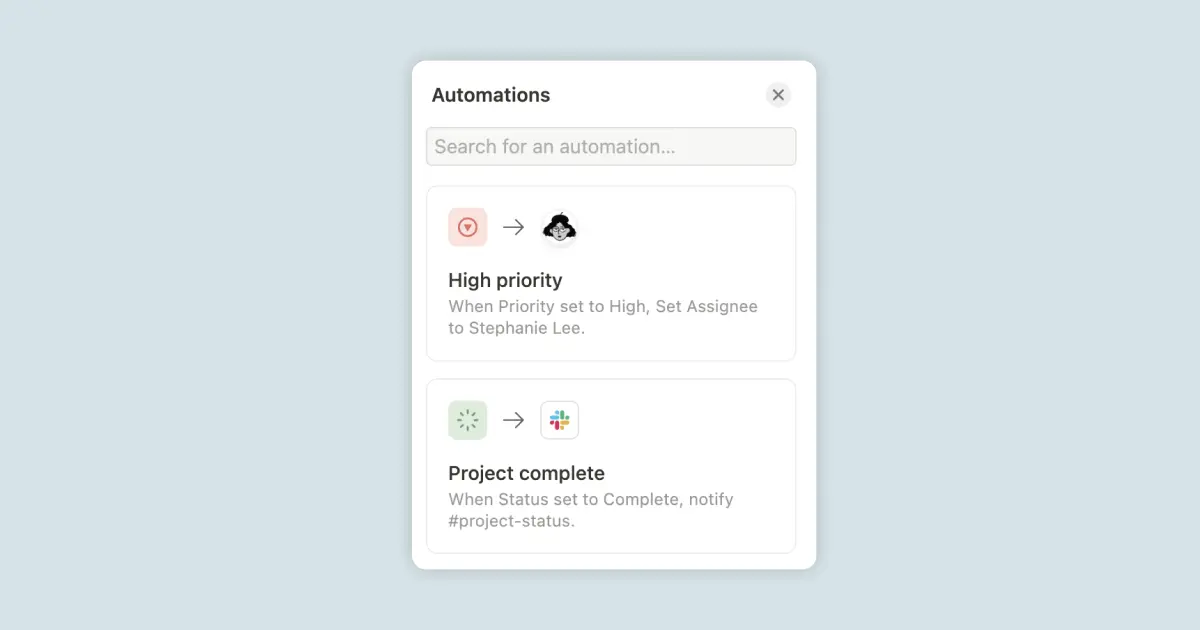Notion 2.33: Automatize fluxos de trabalho