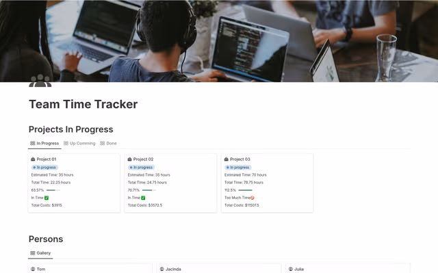 Team Time Tracker - TrackUs